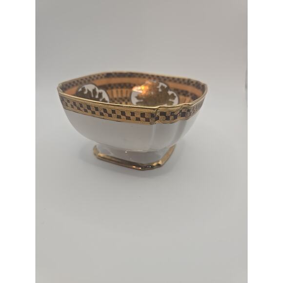 Antique Nippon Hand Painted Gold Trimmed Floral Design - Picture 3 of 6